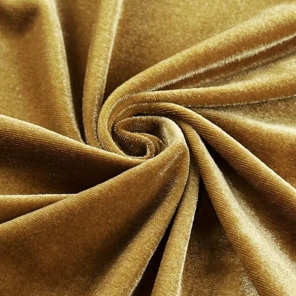 Gold Casual Women's Plush Mid-Length Coat - Picture 6 of 7